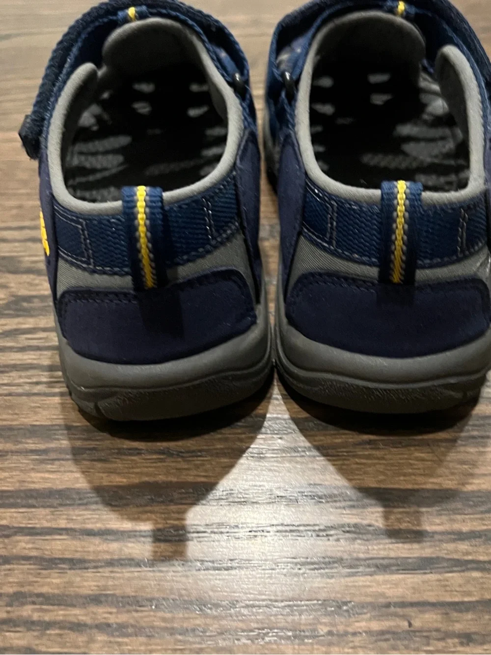 Barely Used Kids Navy Blue Keen Closed-Toe Water Sandals